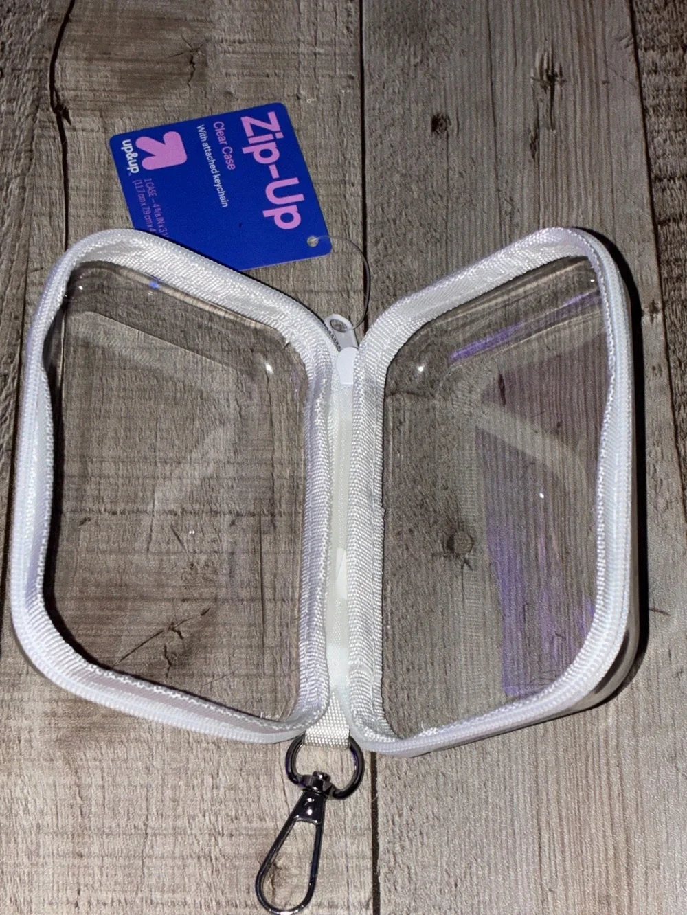Target Up & Up Mini Zip- Up Hard Case with Keychain
